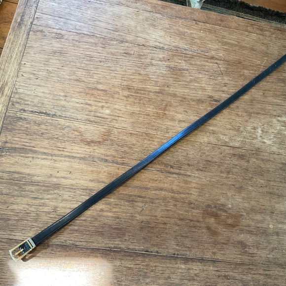 Pierre Cardin calf finished cowhide belt size 34 black - Picture 5 of 10